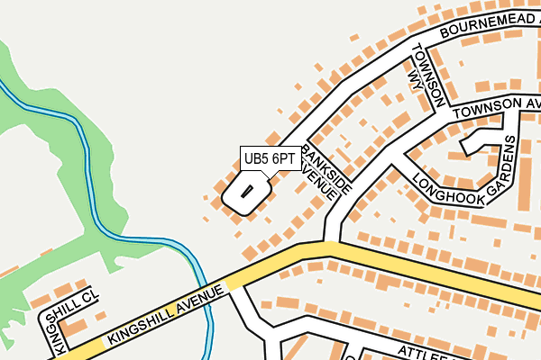 UB5 6PT map - OS OpenMap – Local (Ordnance Survey)