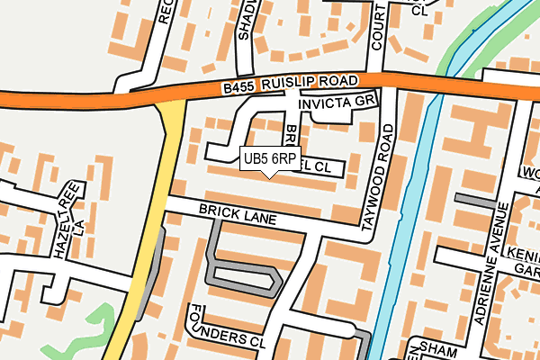 UB5 6RP map - OS OpenMap – Local (Ordnance Survey)