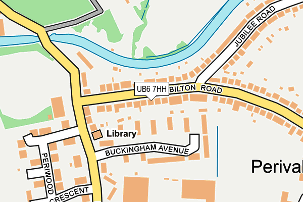UB6 7HH map - OS OpenMap – Local (Ordnance Survey)