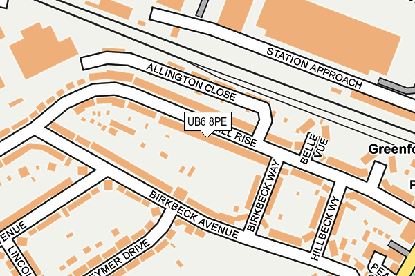 Map of J&N ESTATES LTD at local scale