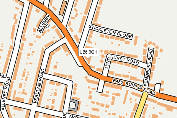 Map of WESSEX OFF-LICENCE LIMITED at local scale