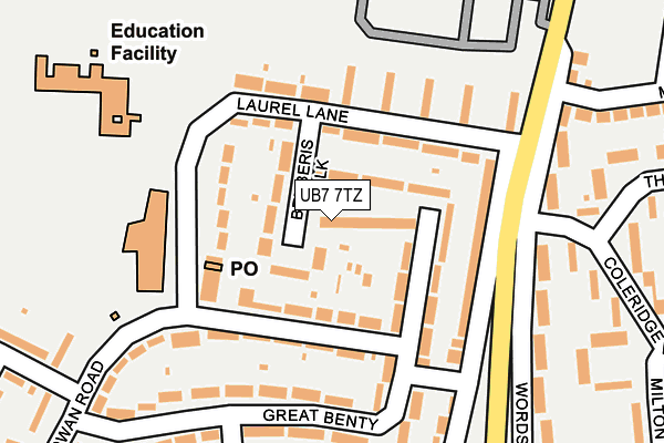 Map of SGS BUILDERS LTD at local scale
