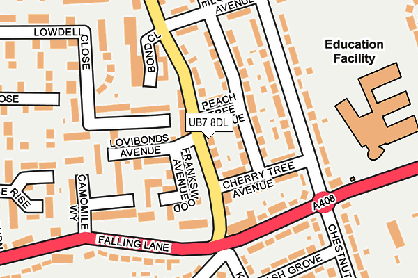 Map of RITUAL THREAD LONDON LTD at local scale