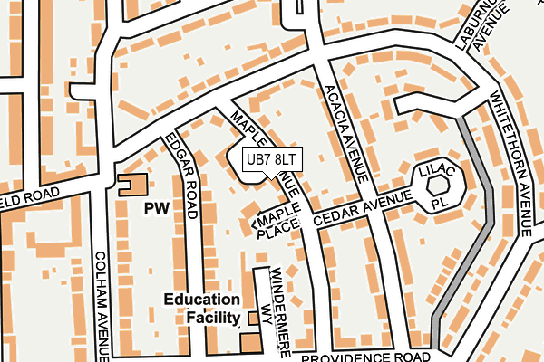 Map of FLYAWAY PARKING HEATHROW LIMITED at local scale