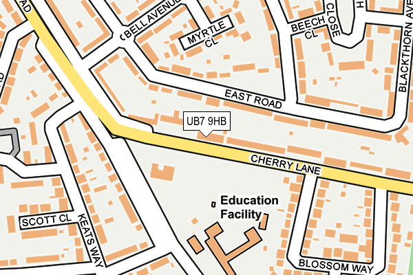 Map of TSW CLEAN SERVICE LTD at local scale