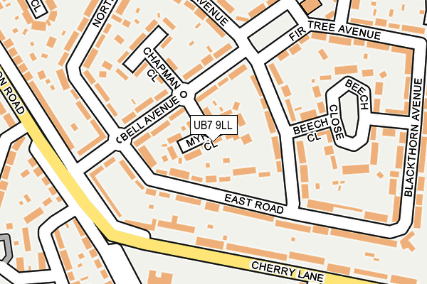 Map of KRSS CONSTRUCTION LTD at local scale