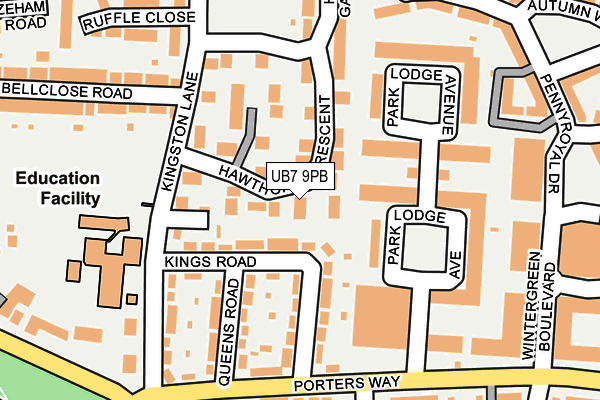Map of CDB HOSPITALITY LTD at local scale