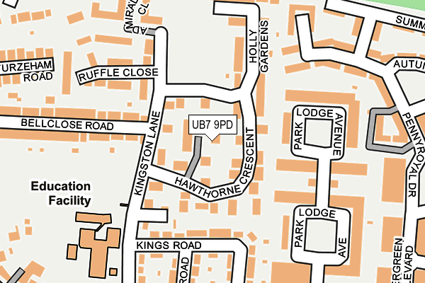 Map of EDE CONSTRUCTION LTD at local scale