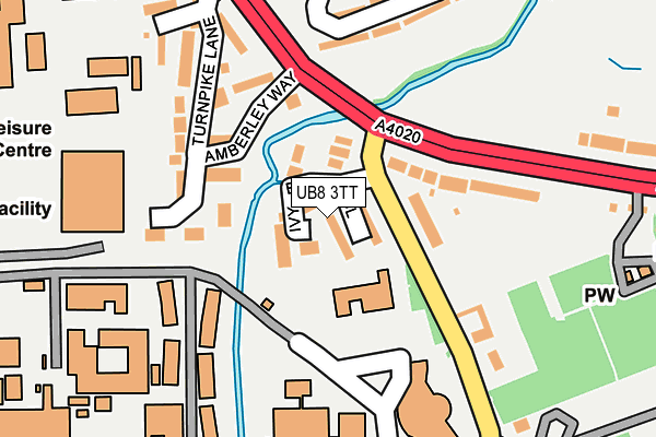 UB8 3TT map - OS OpenMap – Local (Ordnance Survey)
