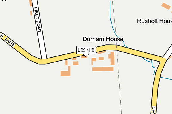 UB9 4HB map - OS OpenMap – Local (Ordnance Survey)