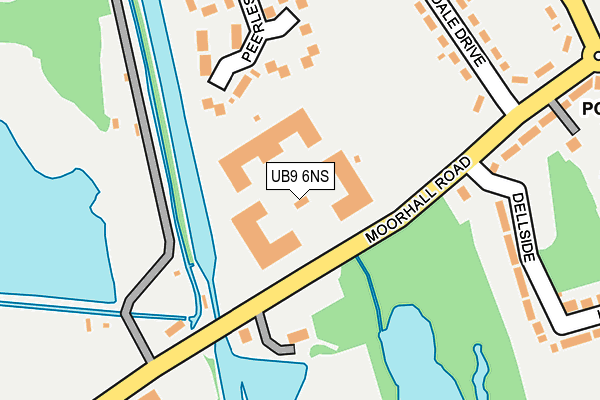 UB9 6NS map - OS OpenMap – Local (Ordnance Survey)