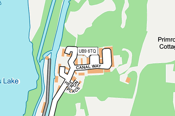 UB9 6TQ map - OS OpenMap – Local (Ordnance Survey)
