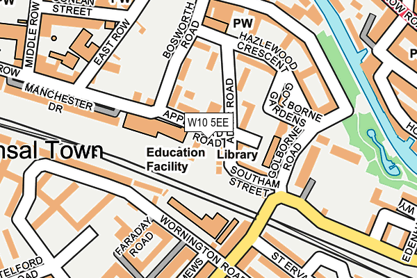 W10 5EE map - OS OpenMap – Local (Ordnance Survey)