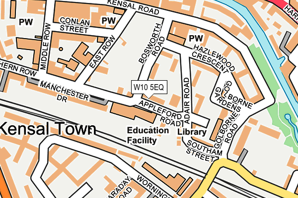 W10 5EQ map - OS OpenMap – Local (Ordnance Survey)