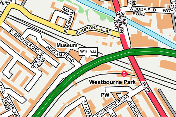 W10 5JJ map - OS OpenMap – Local (Ordnance Survey)