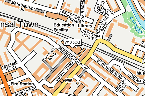 W10 5QQ map - OS OpenMap – Local (Ordnance Survey)