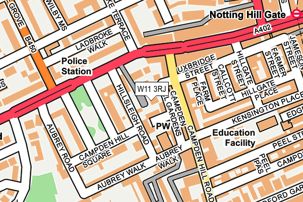 W11 3RJ map - OS OpenMap – Local (Ordnance Survey)