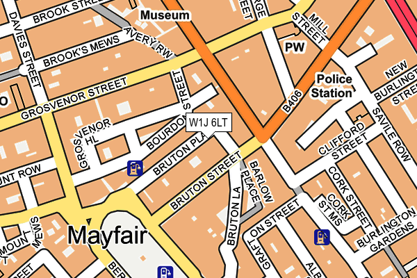 W1J 6LT map - OS OpenMap – Local (Ordnance Survey)