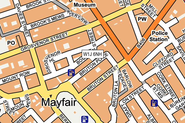 W1J 6NH map - OS OpenMap – Local (Ordnance Survey)