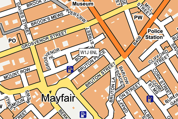 W1J 6NL map - OS OpenMap – Local (Ordnance Survey)