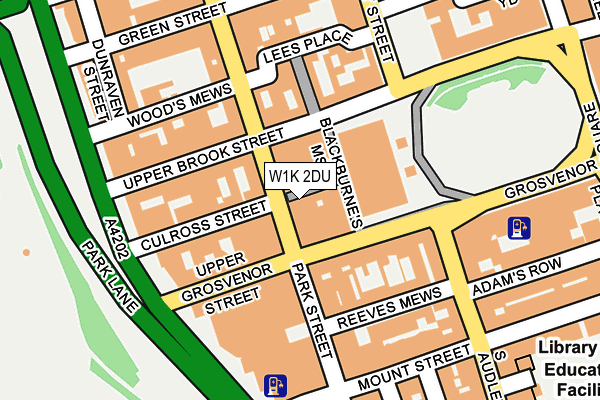 W1K 2DU map - OS OpenMap – Local (Ordnance Survey)