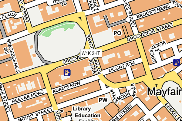 W1K 2HT map - OS OpenMap – Local (Ordnance Survey)