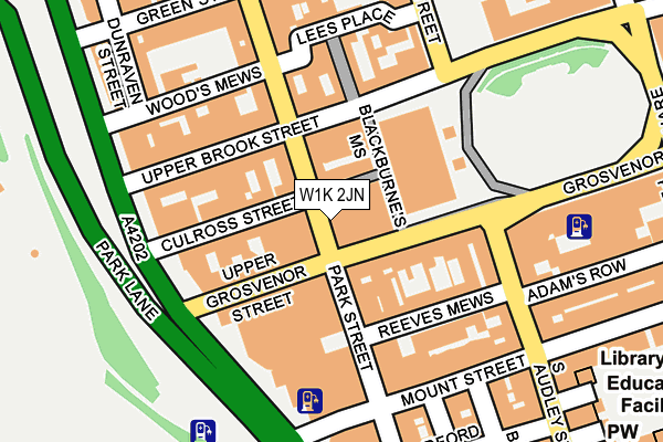 W1K 2JN map - OS OpenMap – Local (Ordnance Survey)