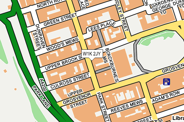 W1K 2JY map - OS OpenMap – Local (Ordnance Survey)