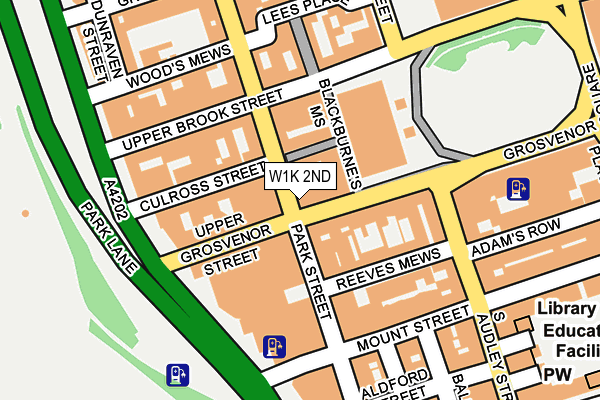 W1K 2ND map - OS OpenMap – Local (Ordnance Survey)