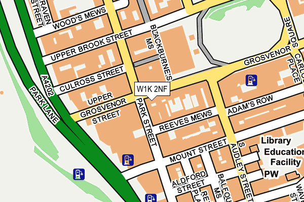 W1K 2NF map - OS OpenMap – Local (Ordnance Survey)