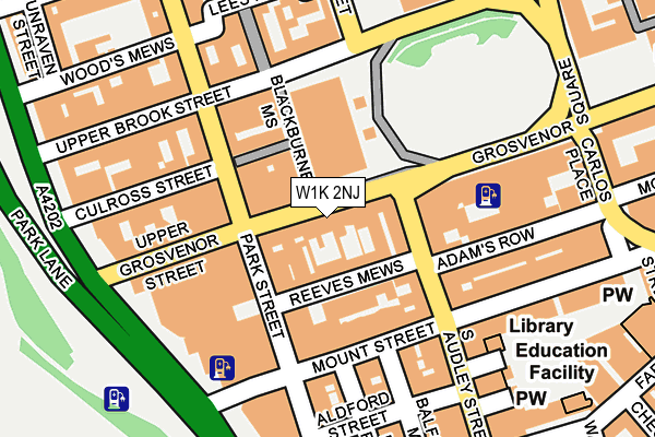 W1K 2NJ map - OS OpenMap – Local (Ordnance Survey)