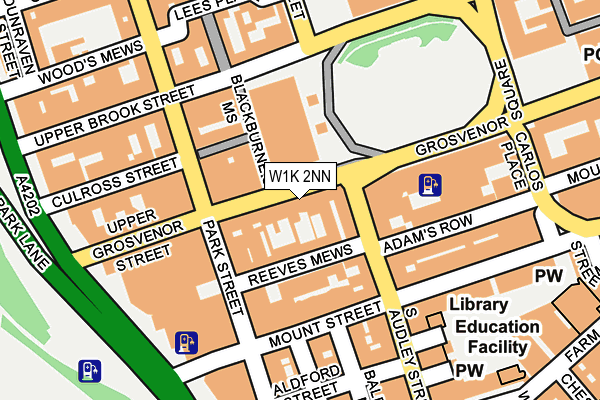 W1K 2NN map - OS OpenMap – Local (Ordnance Survey)
