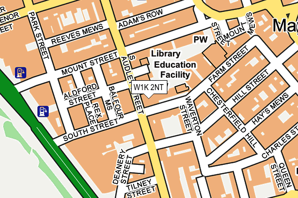 W1K 2NT map - OS OpenMap – Local (Ordnance Survey)