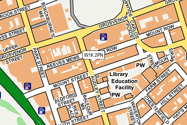 W1K 2PN map - OS OpenMap – Local (Ordnance Survey)