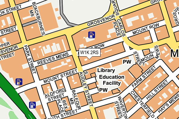 W1K 2RS map - OS OpenMap – Local (Ordnance Survey)