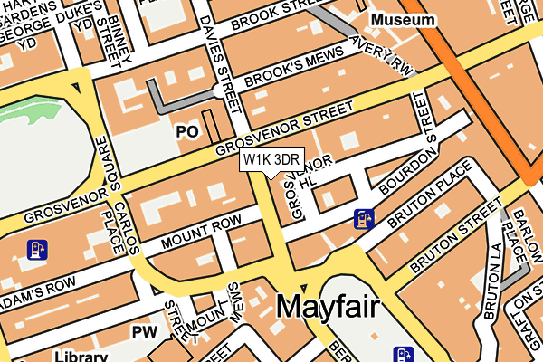 W1K 3DR map - OS OpenMap – Local (Ordnance Survey)