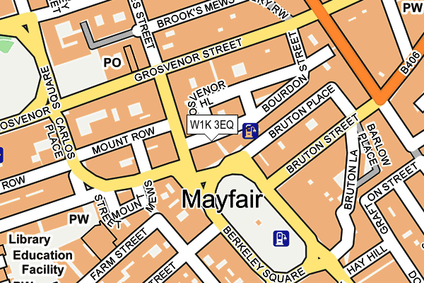 W1K 3EQ map - OS OpenMap – Local (Ordnance Survey)