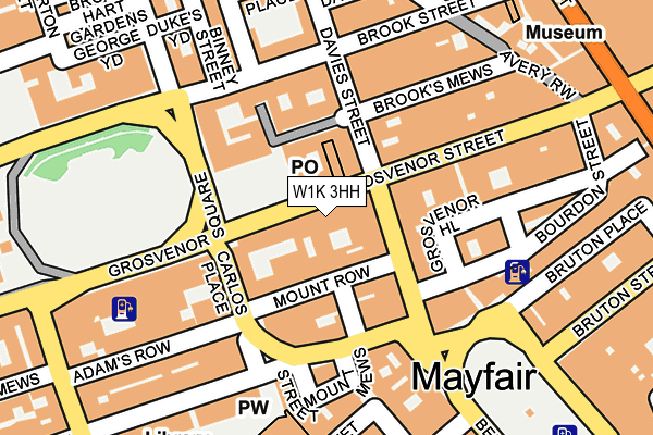 W1K 3HH map - OS OpenMap – Local (Ordnance Survey)