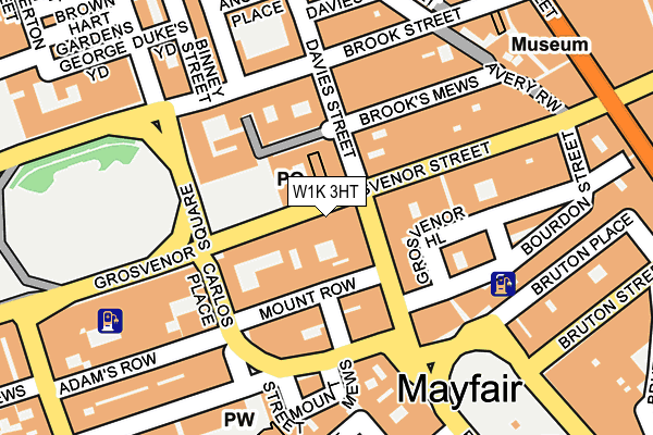 W1K 3HT map - OS OpenMap – Local (Ordnance Survey)