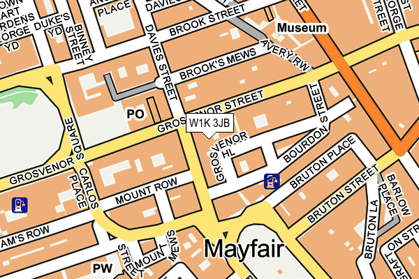 W1K 3JB map - OS OpenMap – Local (Ordnance Survey)