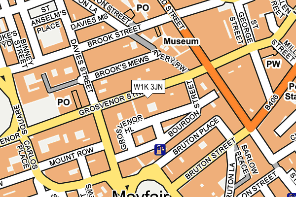 W1K 3JN map - OS OpenMap – Local (Ordnance Survey)