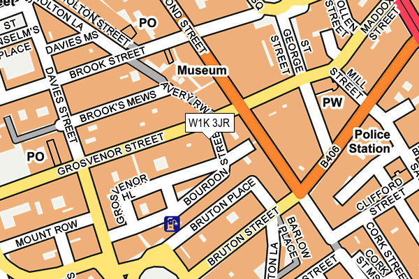 W1K 3JR map - OS OpenMap – Local (Ordnance Survey)