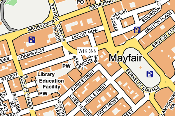 W1K 3NN map - OS OpenMap – Local (Ordnance Survey)