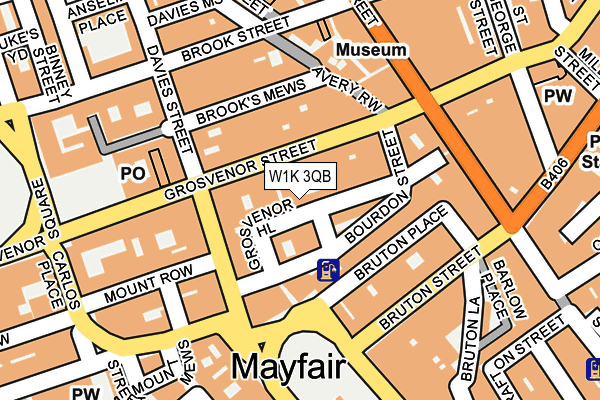 W1K 3QB map - OS OpenMap – Local (Ordnance Survey)