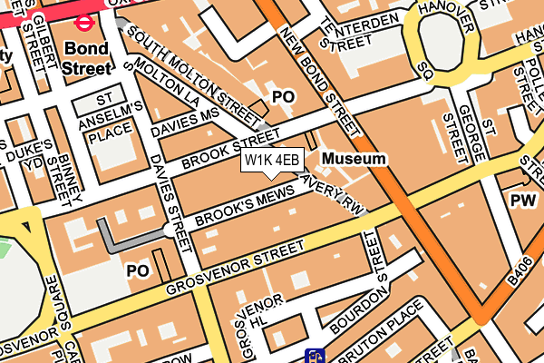 W1K 4EB map - OS OpenMap – Local (Ordnance Survey)