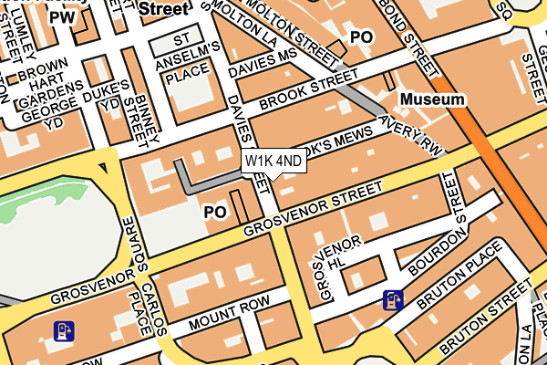 W1K 4ND map - OS OpenMap – Local (Ordnance Survey)