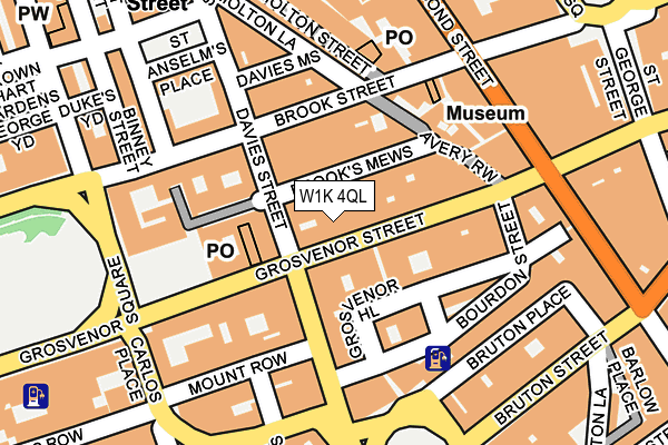 W1K 4QL map - OS OpenMap – Local (Ordnance Survey)