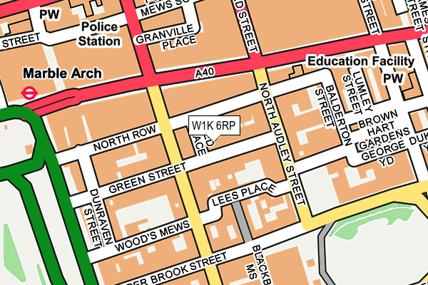 W1K 6RP map - OS OpenMap – Local (Ordnance Survey)