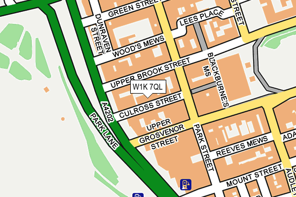 W1K 7QL map - OS OpenMap – Local (Ordnance Survey)