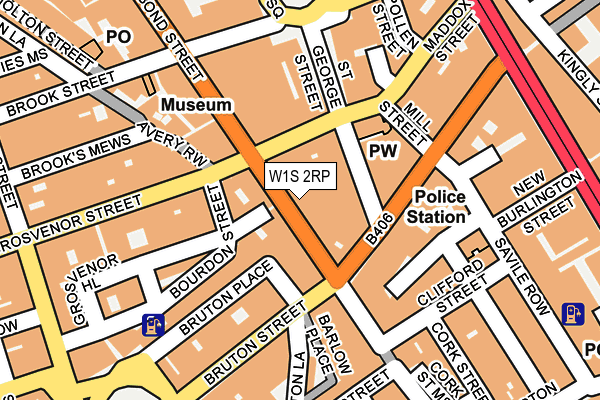 W1S 2RP map - OS OpenMap – Local (Ordnance Survey)